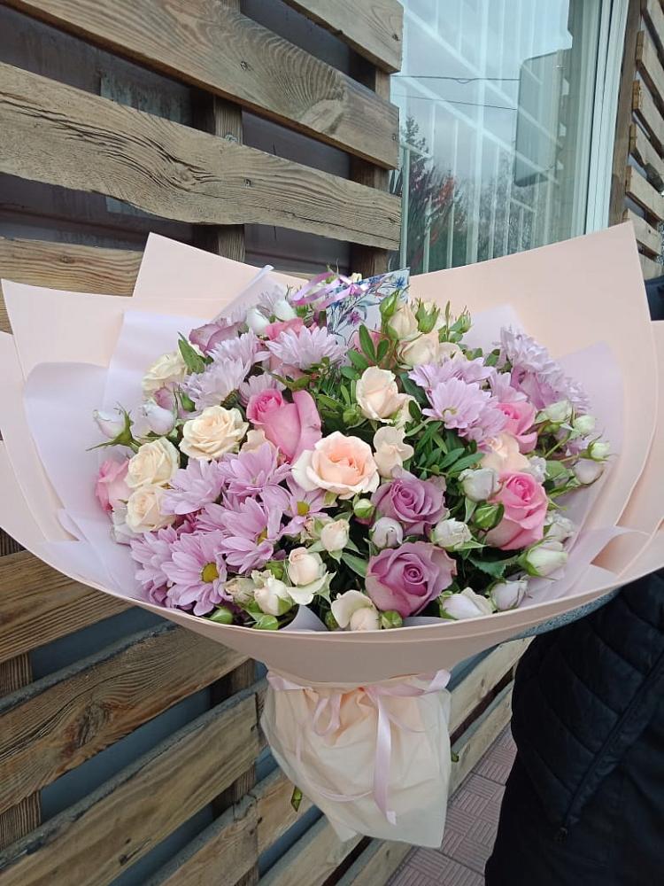 Букет цветов из: Розы и Хризантемы в Александров Гае