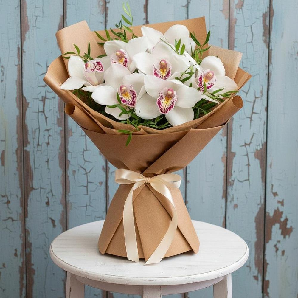 Букет цветов из: Орхидеи и Розы в Александров Гае