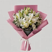 Букет цветов из:  Лилии в Александров Гае