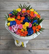 Букет цветов из:  Розы и Хризантемы в Александров Гае