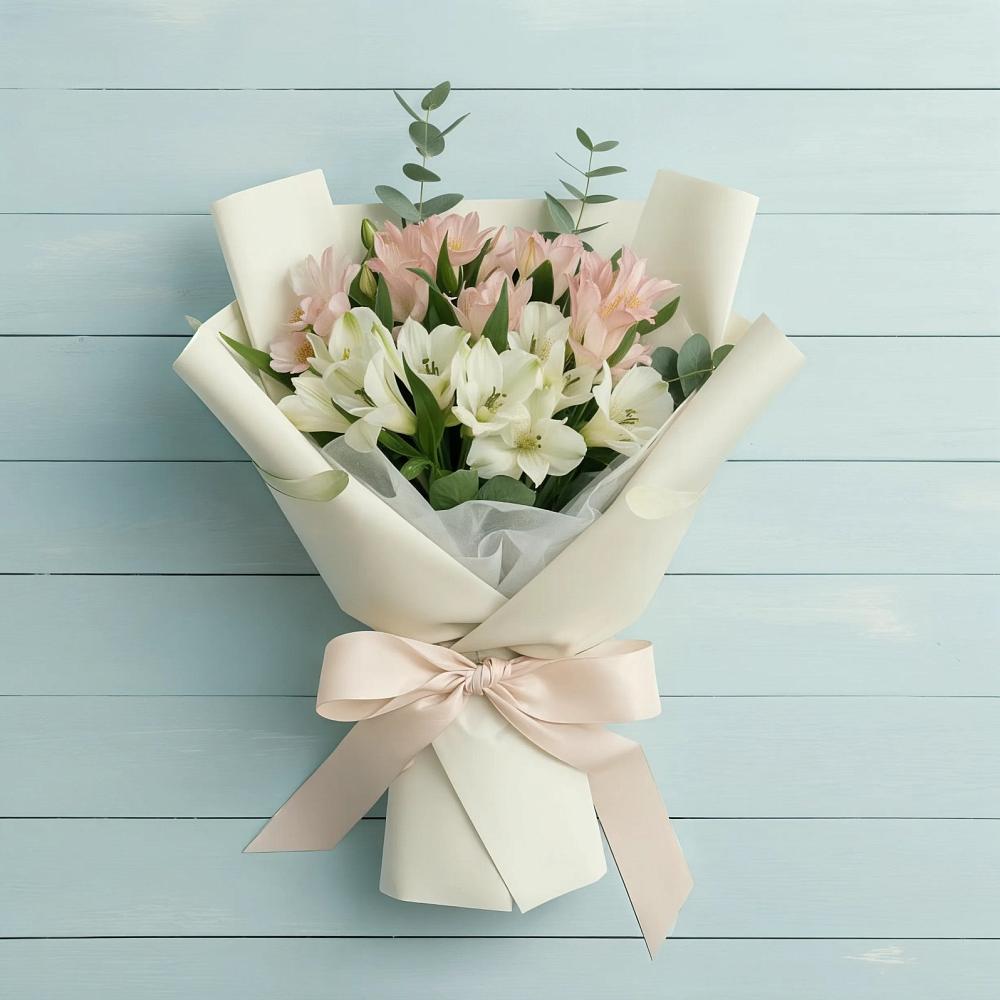 Букет цветов из: Альстромерии в Александров Гае