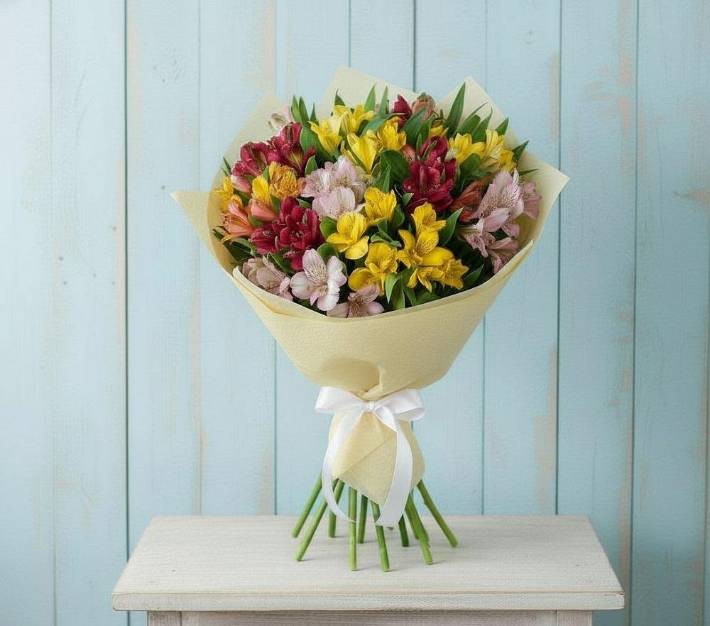 Букет цветов из: Альстромерии в Александров Гае