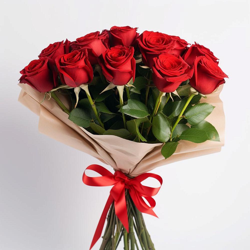 Букет 11 Красных роз Эдлесс Лав в Александров Гае