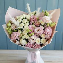 Букет цветов из:  Альстромерии и Розы в Александров Гае