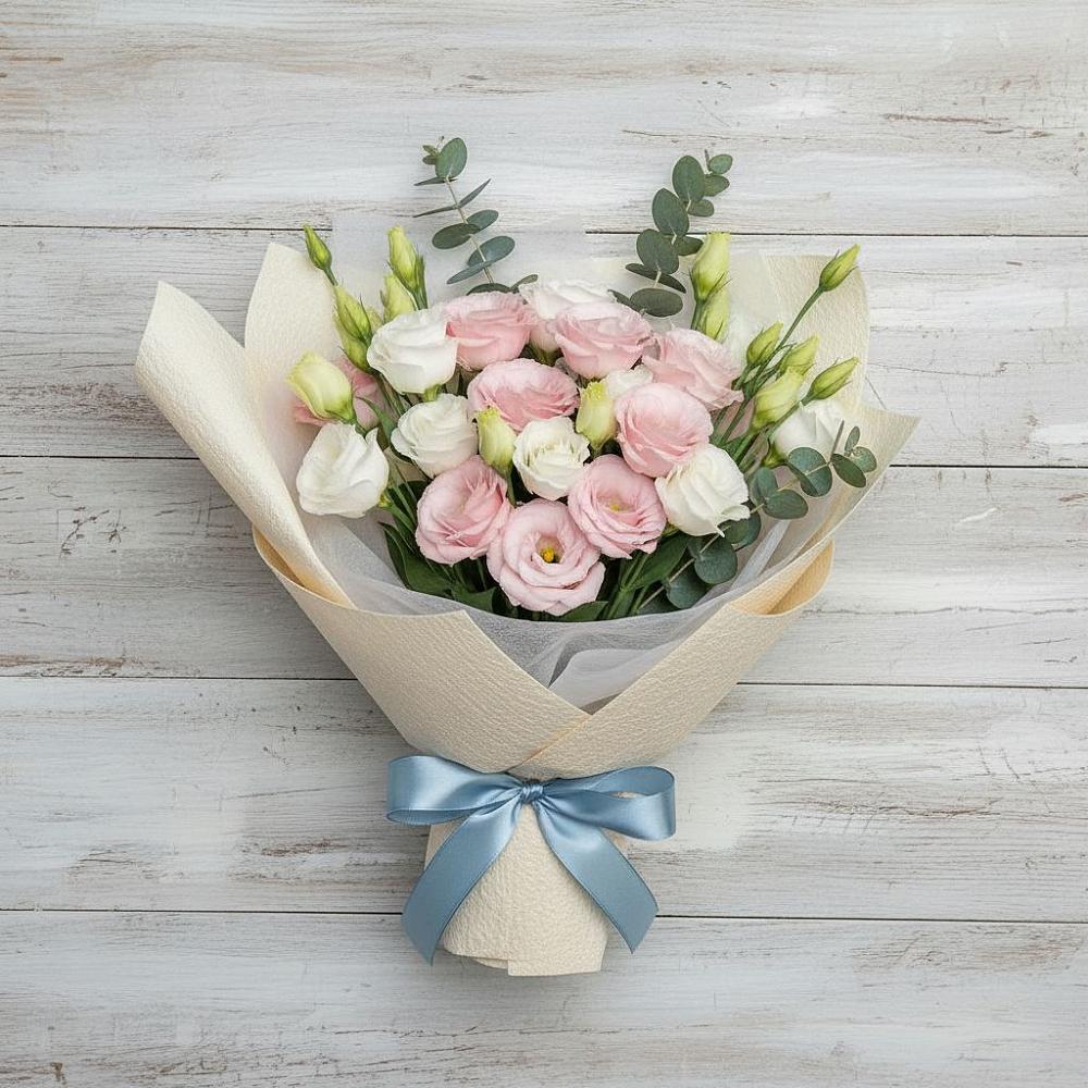 Букет цветов из: Лизиантусы в Александров Гае